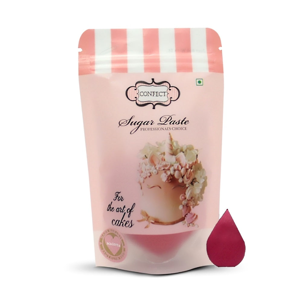 Buy Magenta Sugar Paste (250 gm) - Confect Online - ALLMYWISH.COM