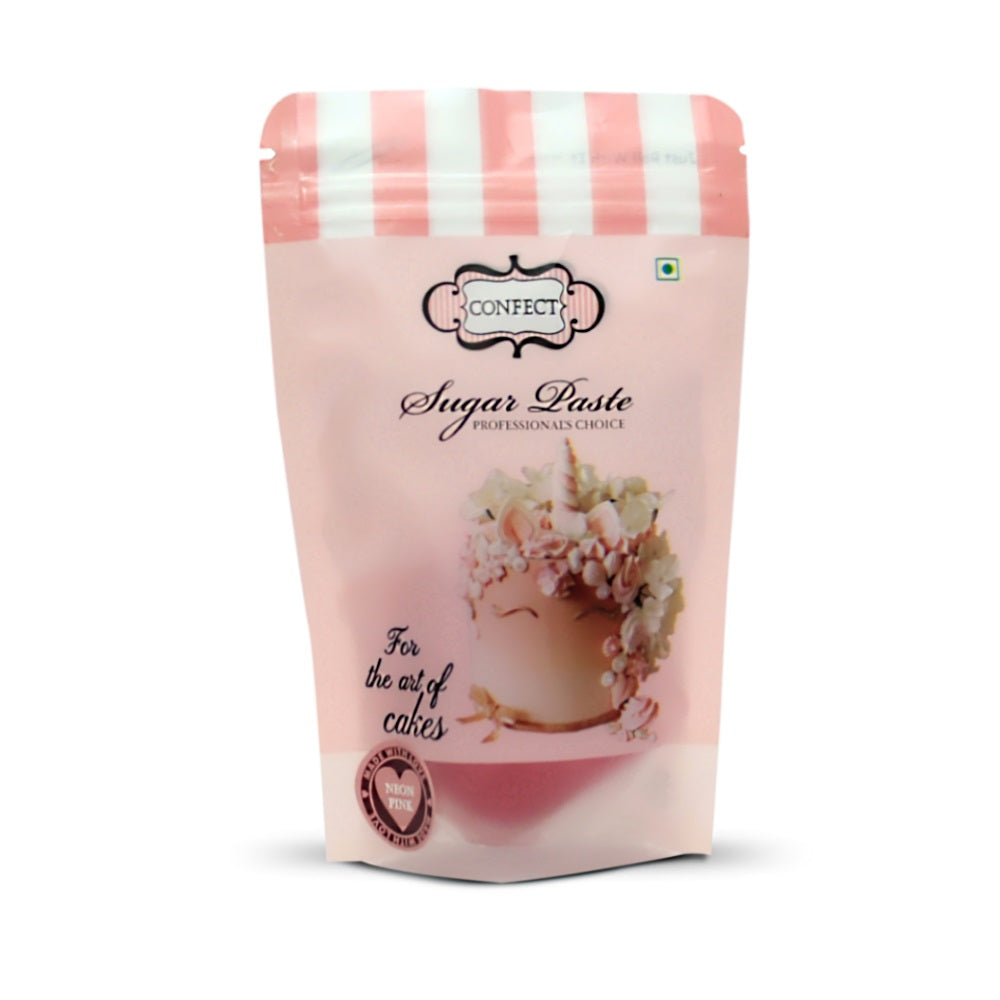 Buy Neon Pink Sugar Paste (250 gm) - Confect Online - ALLMYWISH.COM