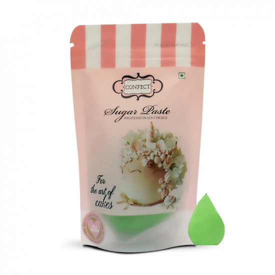Buy Pea Green Sugar Paste (250 gm) - Confect Online - ALLMYWISH.COM