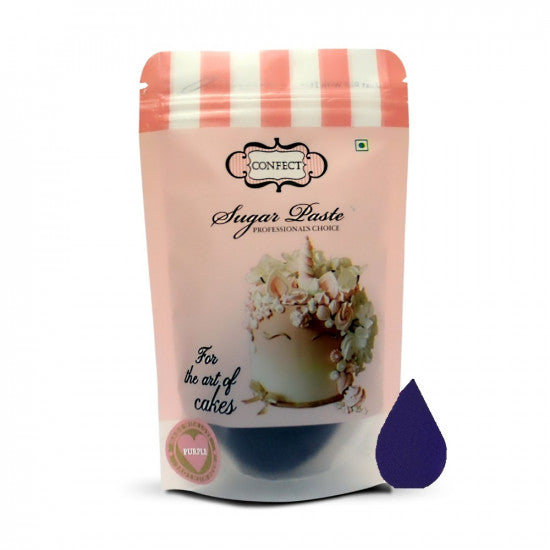 Buy Purple Sugar Paste (250 gm) - Confect  Online - ALLMYWISH.COM