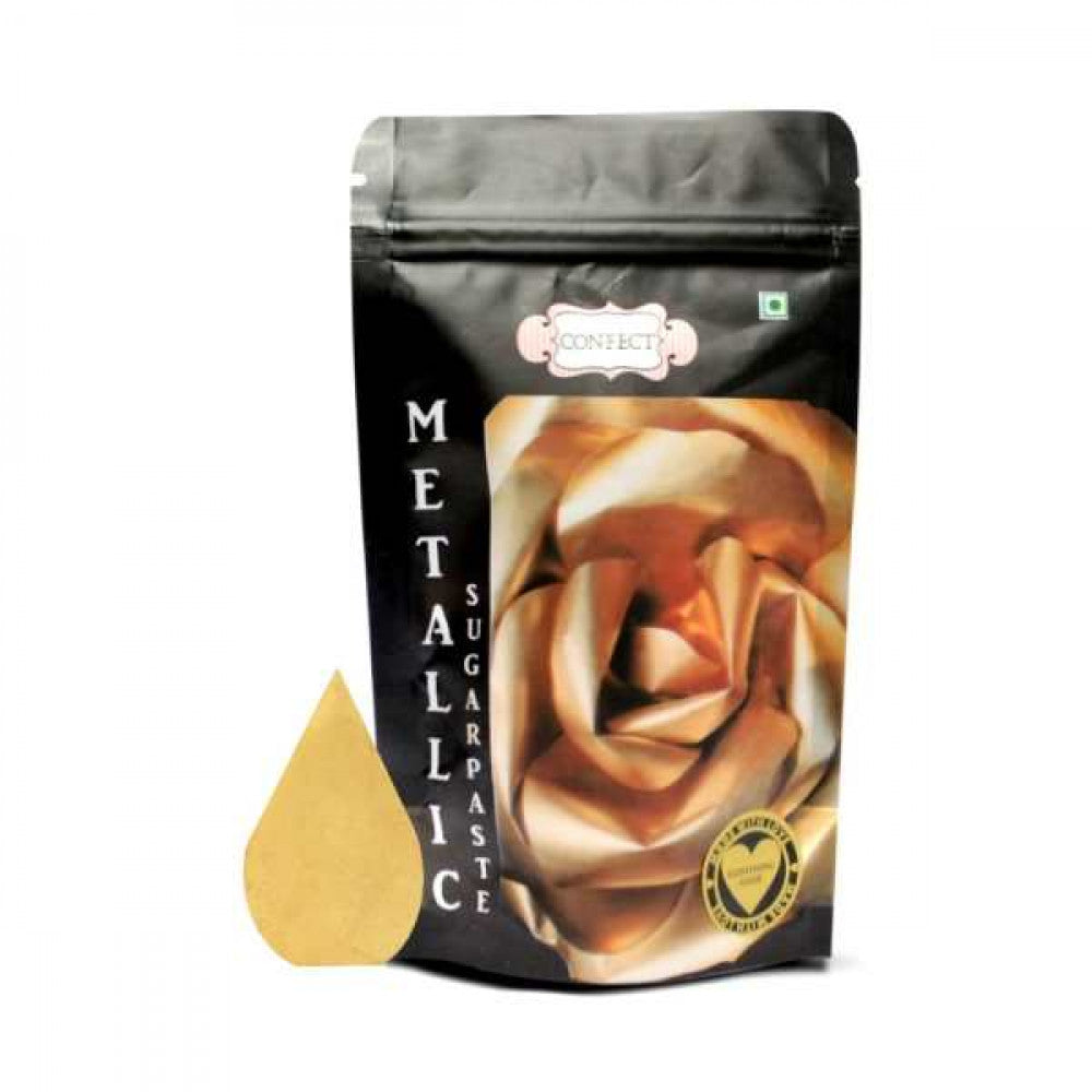 Buy Glistening Gold Sugar Paste (250 gm) - Confect Online - ALLMYWISH.COM