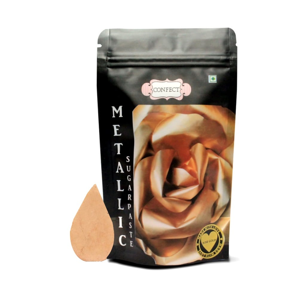 Buy Rose Gold Sugar Paste (250 Gms) - Confect Online - ALLMYWISH.COM