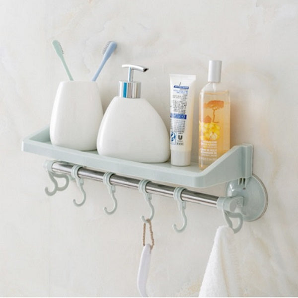 Buy Bathroom Suction Shelf cum Hanger Online at ALLMYWISH.COM
