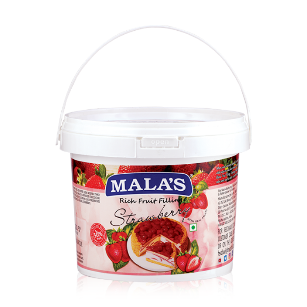 Buy Strawberry Fruit Filling - Mala's Online at ALLMYWISH.COM
