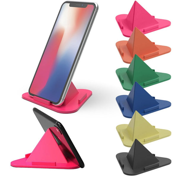 Buy 4 Pcs - Three-Sided Pyramid Shape Mobile Holder Stand Online