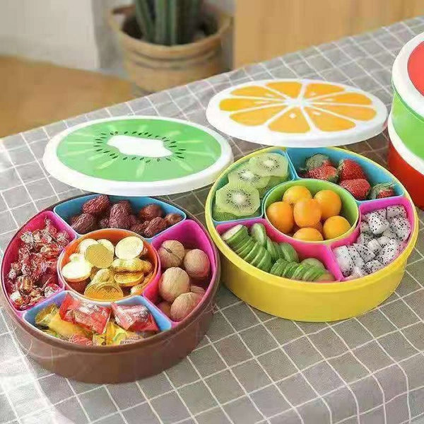 Buy 1 Pc - Fruit Design Colorful Serving Box ( Random Color ) Online