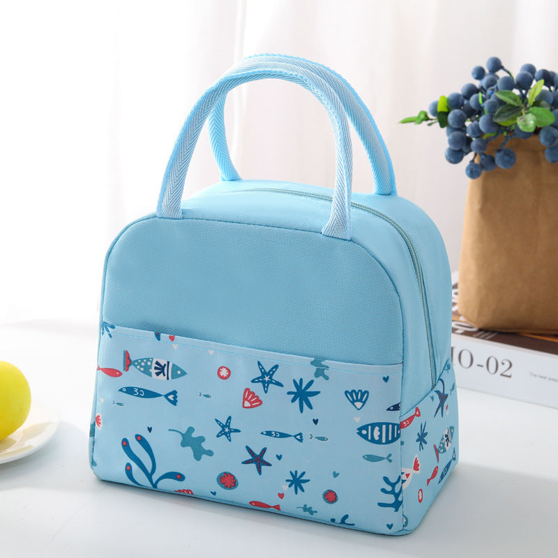 Buy Light Blue Color Insulated Lunch Bag Online at ALLMYWISH.COM