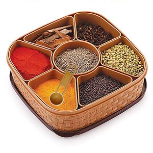 Buy Masala Rangoli Box Dabba for keeping Spices Online - ALLMYWISH.COM