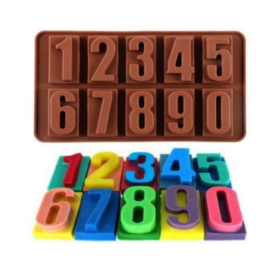 Buy Big Numbers Silicone Chocolate Mould Online at ALLMYWISH.COM