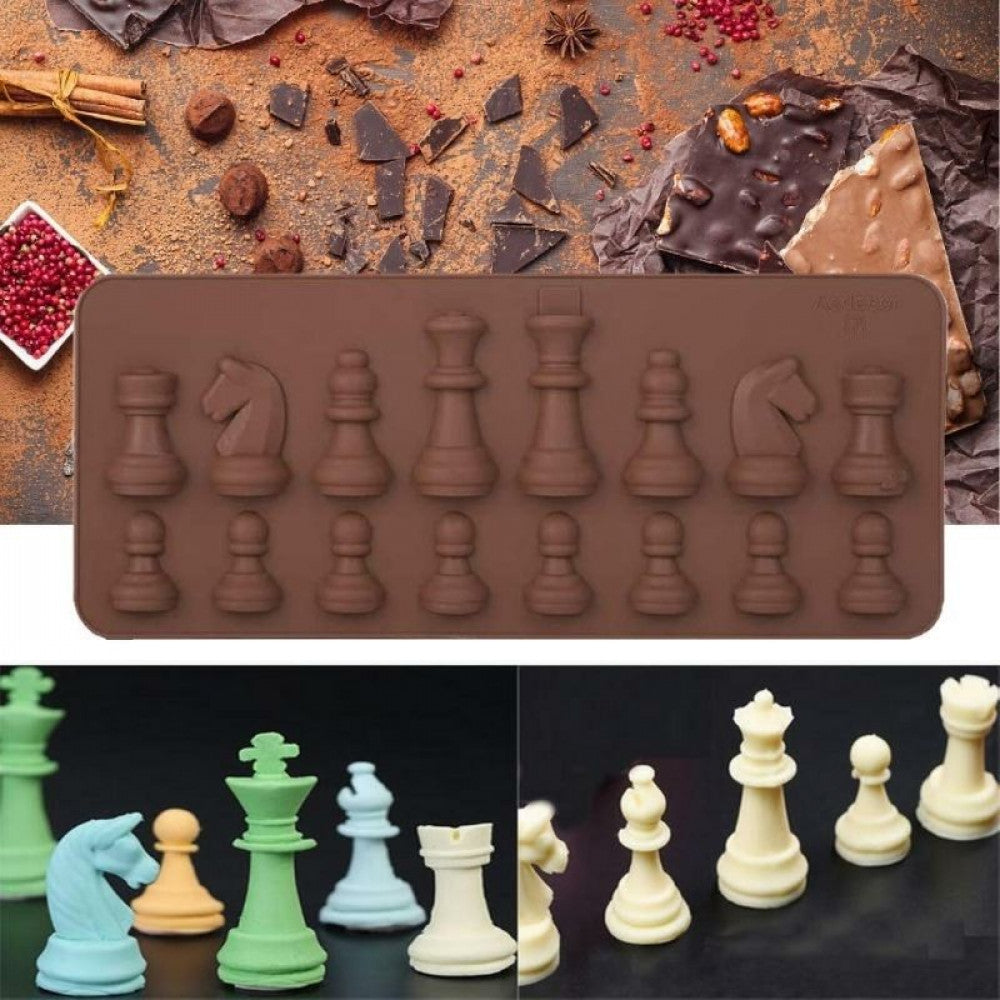 Buy Chess Shape Silicone Chocolate Mould Online at ALLMYWISH.COM