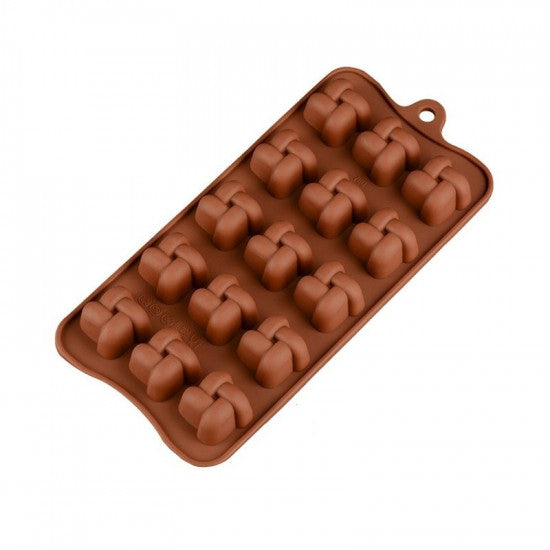 Buy Criss Cross Braided Square Silicone Chocolate Mould  ALLMYWISH.COM