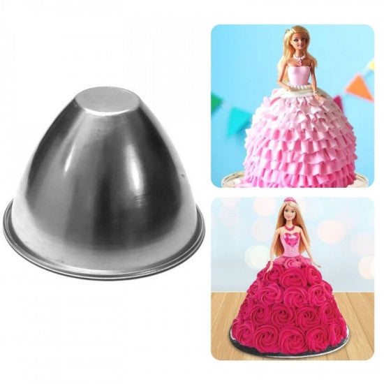 Buy Doll Aluminium Cake Mould (Dia 8") Online at ALLMYWISH.COM