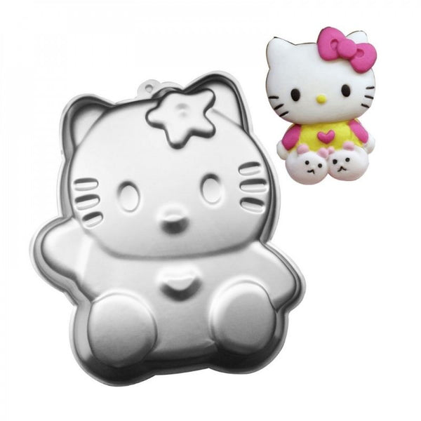 Buy Hello Kitty Shape Aluminium Cake Mould at ALLMYWISH.COM