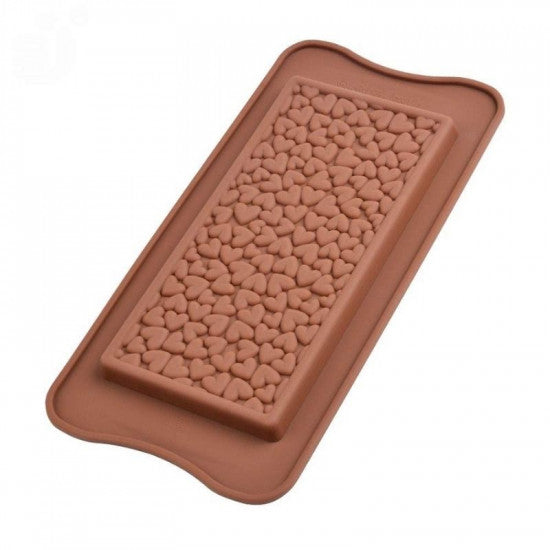 Buy Mini Heart Beans Chocolate Bar Silicone Mould Online ALLMYWISH.COM