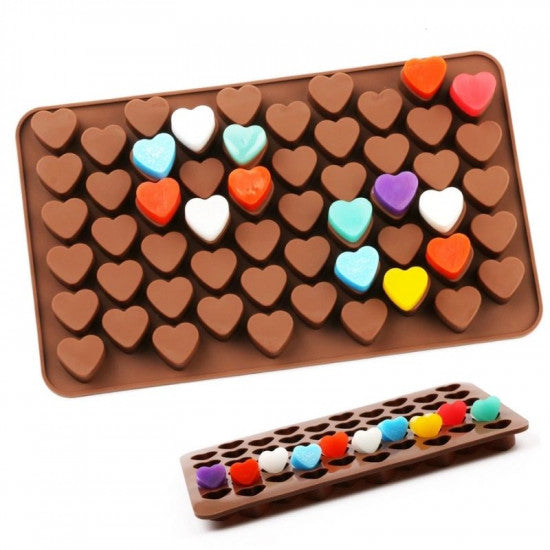 Buy Mini Hearts 55 Cavity Silicone Chocolate Mould  at ALLMYWISH.COM