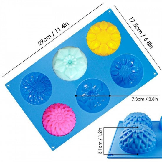 Assorted Shapes 12 Cavity Silicone Mould