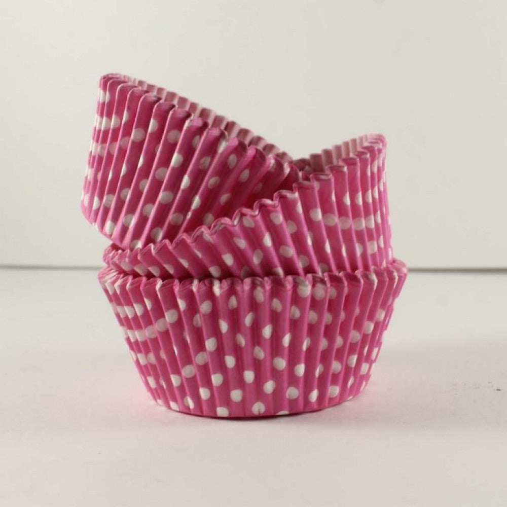 Buy Pink White Polka Dots Paper Muffin Liner Online at  ALLMYWISH.COM