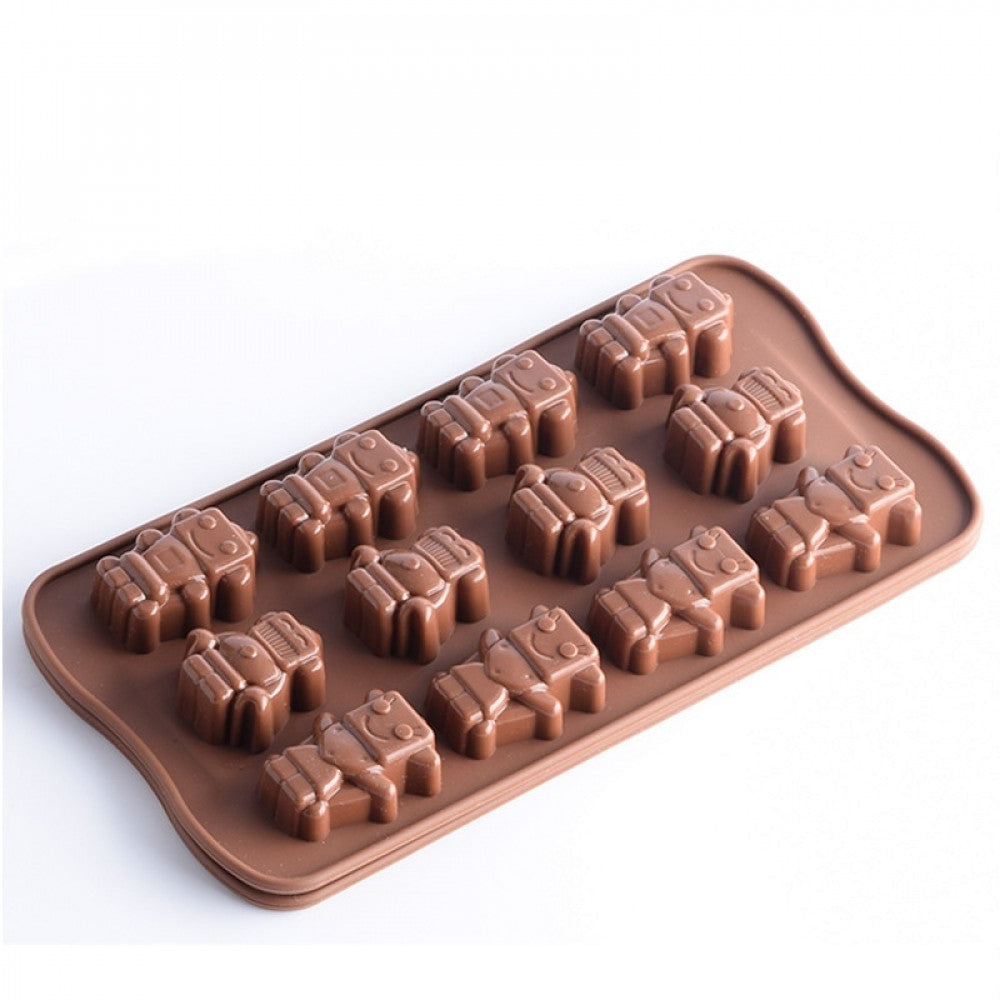 Buy Robots Shape Silicone Chocolate Mould Online at ALLMYWISH.COM