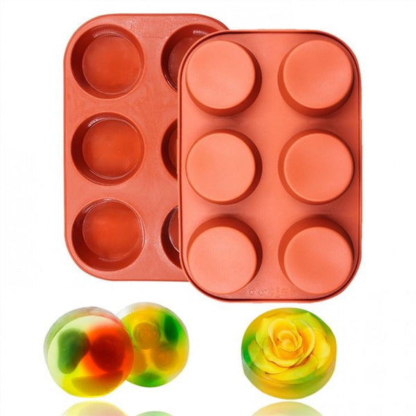 Buy Round 6 Cavity Silicone Mould  Online at ALLMYWISH.COM