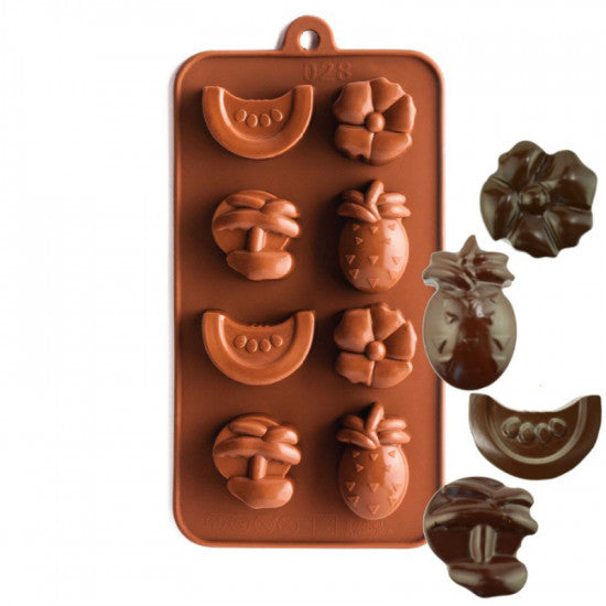 Buy Tropical Fruits Silicone Chocolate Mould  at ALLMYWISH.COM