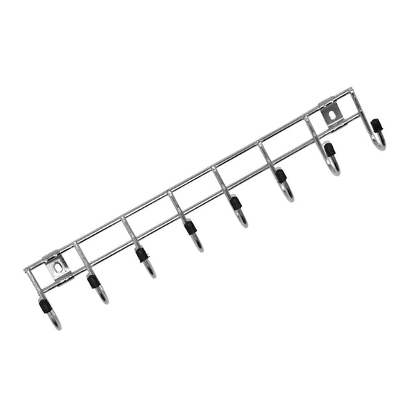 Buy Multipurpose Stainless Steal Hanger Strip Hooks (8 Pin) Online