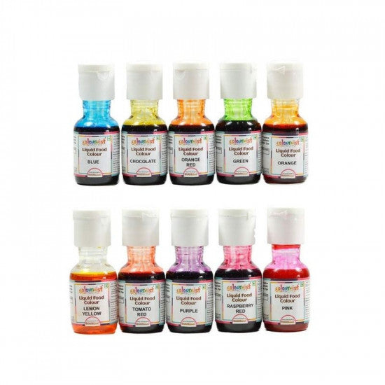 Buy Colourmist Liquid Colours Assorted Pack of 10  at ALLMYWISH.COM