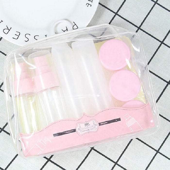 Buy Mini Cosmetic Travel Empty Liquid Container (9 pc Set) Online