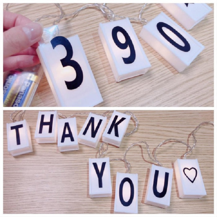 Buy Box LED Light with Alphabet & Numerical Plate  at ALLMYWISH.COM