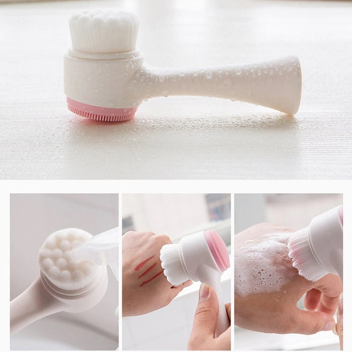 Buy Double Sided Face Cleaning Brush Online at ALLMYWISH.COM