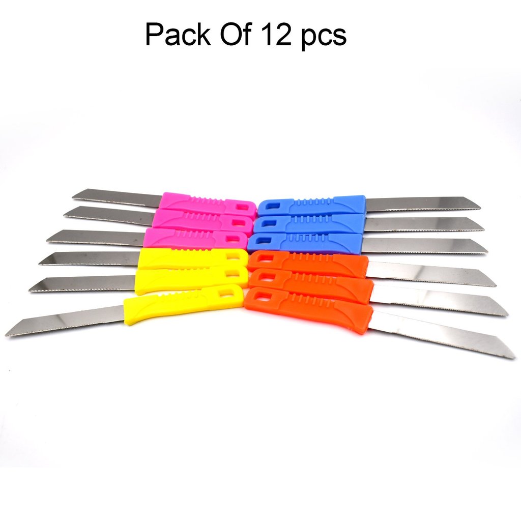 Buy Vegetable Knife For Easily Cutting Vegetable (Pack Of 12Pcs) 