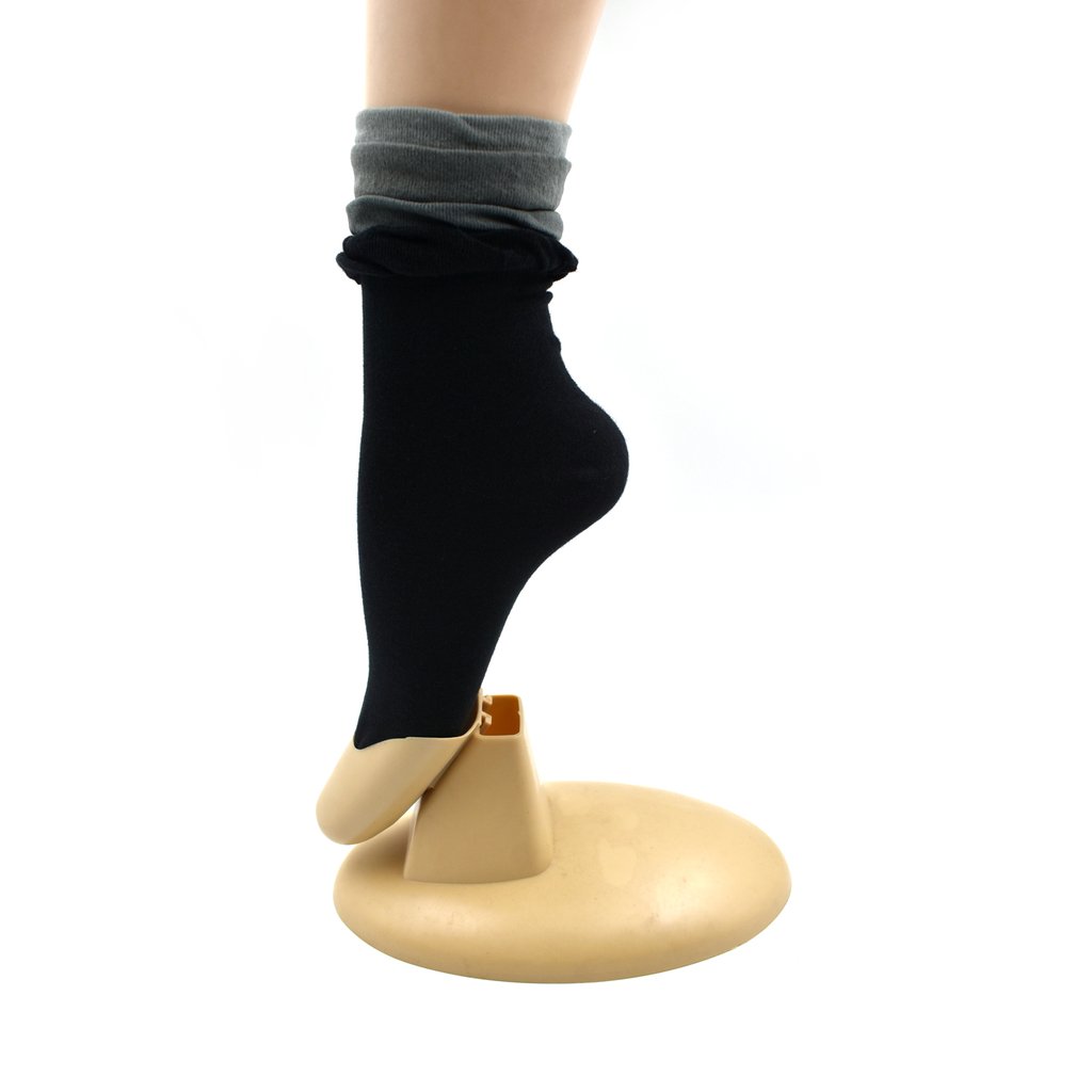 Buy 2 Pairs Large Size Socks Breathable Thickened Classic Simple Soft Skin Friendly