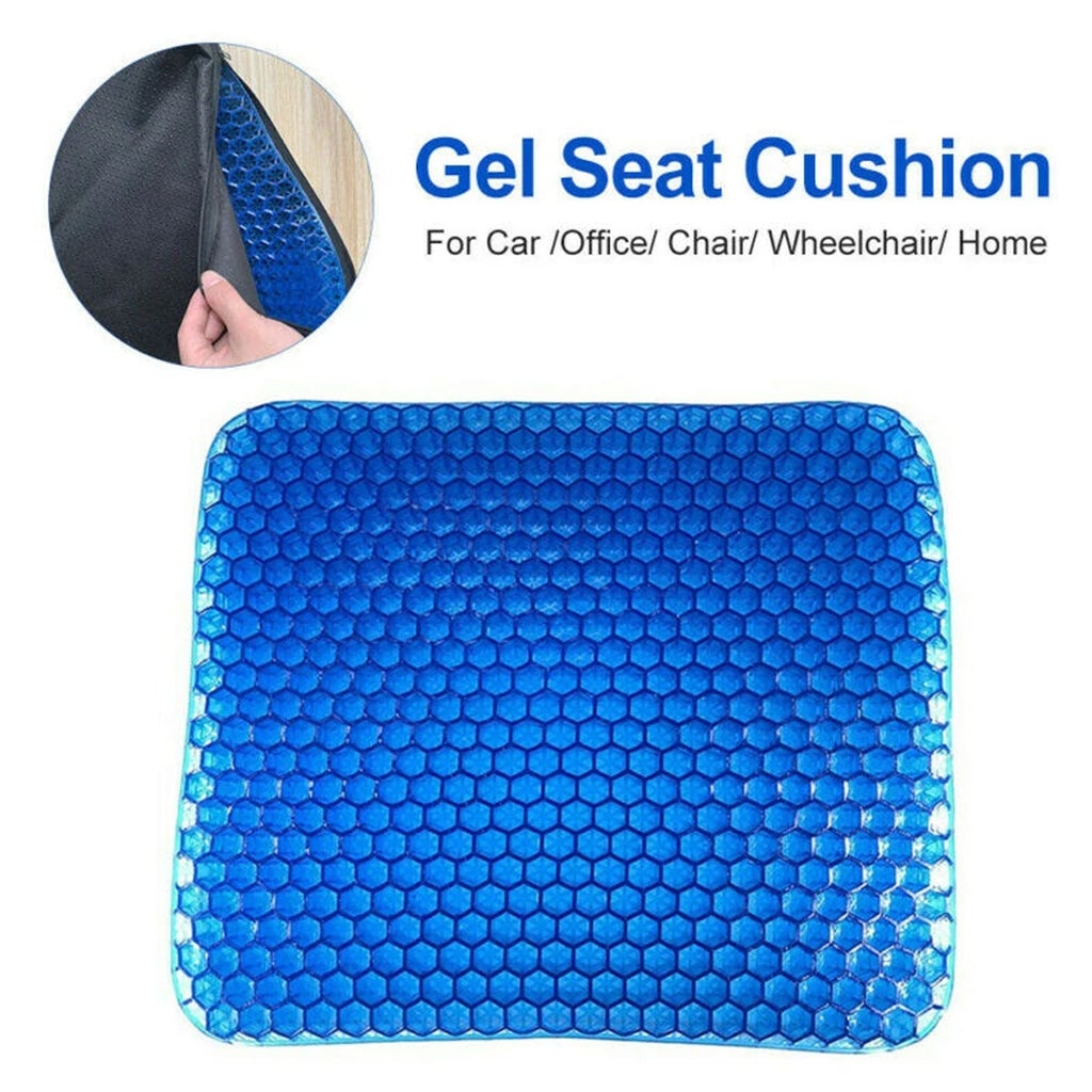 Buy Silicone Flex Pillow Gel Orthopaedic Seat Cushion Pad for Car