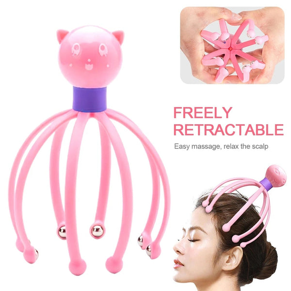 Buy Octopus Stress Relief Therapeutic Scalp Massager | ALLMYWISH.COM