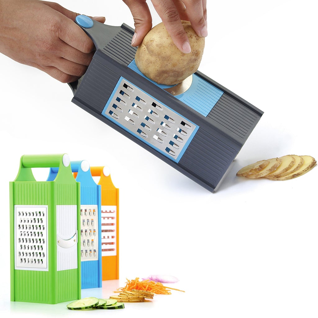 Buy  4 In 1 Plastic Vegetable And Fruit Grater And Slicer For Kitchen 