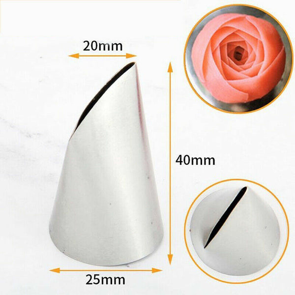 Buy 126K Rose Petal Icing Piping Nozzle Online - ALLMYWISH.COM
