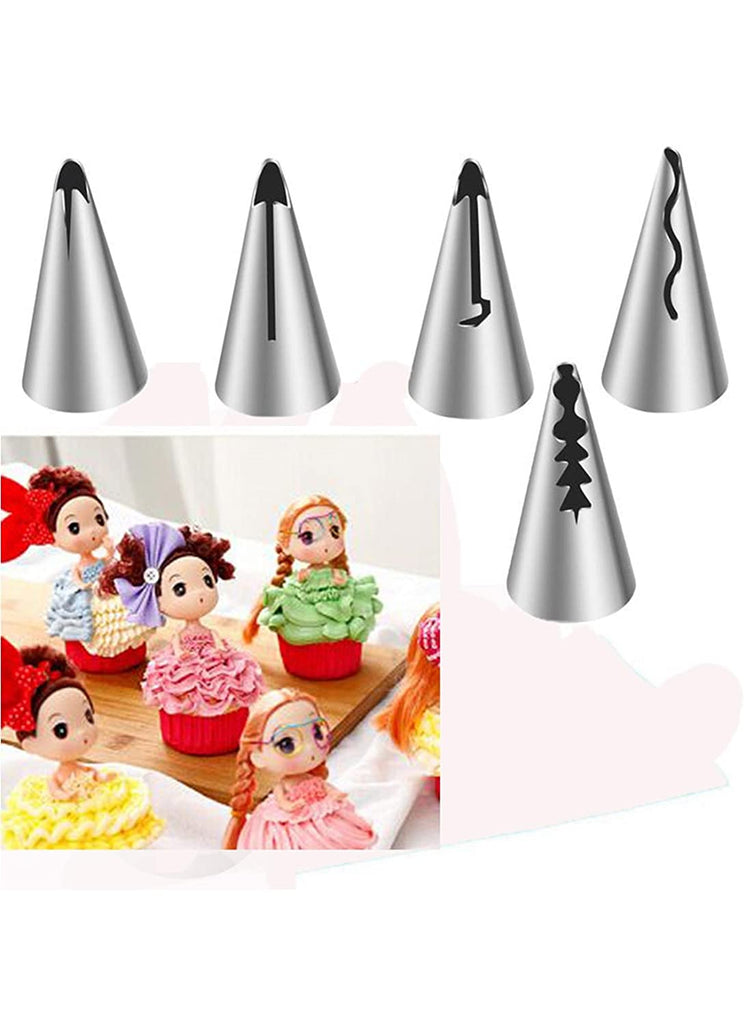 Buy 6 Pcs Frill Nozzle Set for Decorations Online at ALLMYWISH.COM