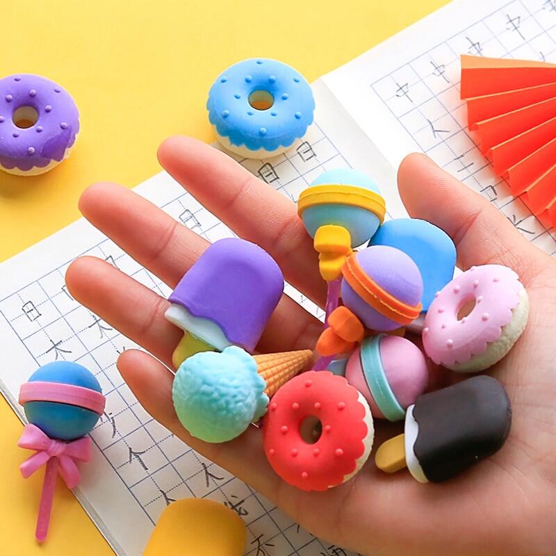 Buy 4PCS /Pack Cute Dessert Eraser Set Online | ALLMYWISH.COM