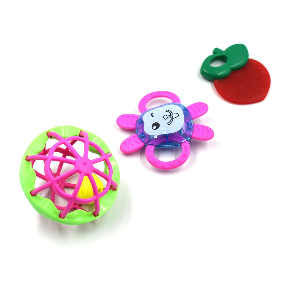 Buy 3 Pcs Rattles Baby Toy and game for kids and babies ALLMYWISH.COM