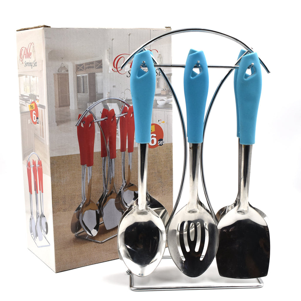 Buy 6 Pc SS Serving Spoon Stand at ALLMYWISH.COM