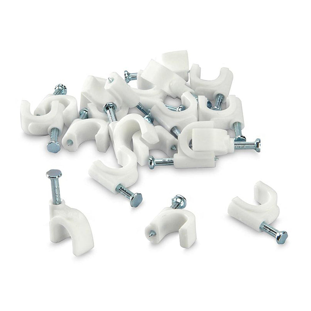 Buy 100 Pc 6 MM Cable Clips at ALLMYWISH.COM