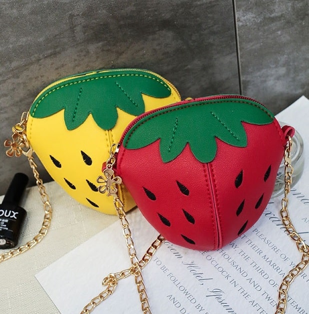 Buy Strawberry Shaped Sling Bag (Random Colour) - H02970 | ALLMYWISH.COM