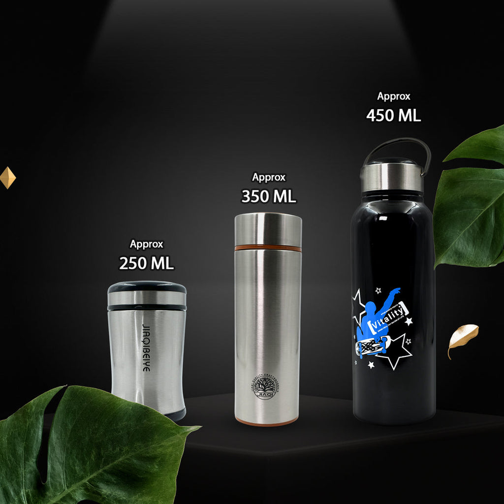 Buy 3 Pcs Stainless Steel Water Bottles Set  - H02973 | ALLMYWISH.COM