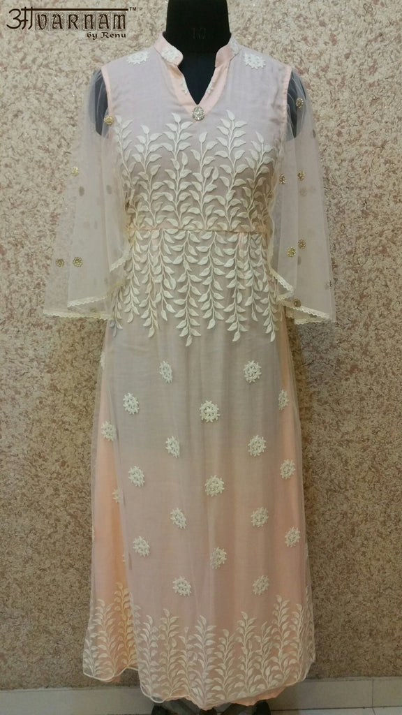 Aavarnam By Renu - Designer Embroidered Dress - 3776K00596 - ALL MY WISH