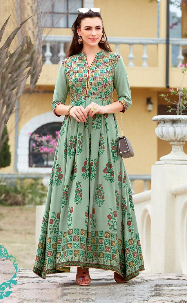 Reyon Cotton Pleated Dress - R00201 - ALL MY WISH