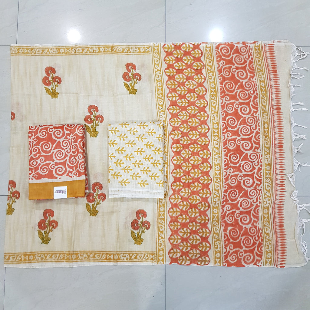 Khadi Pashmina Un-Stitch Suit - S00240 - ALL MY WISH