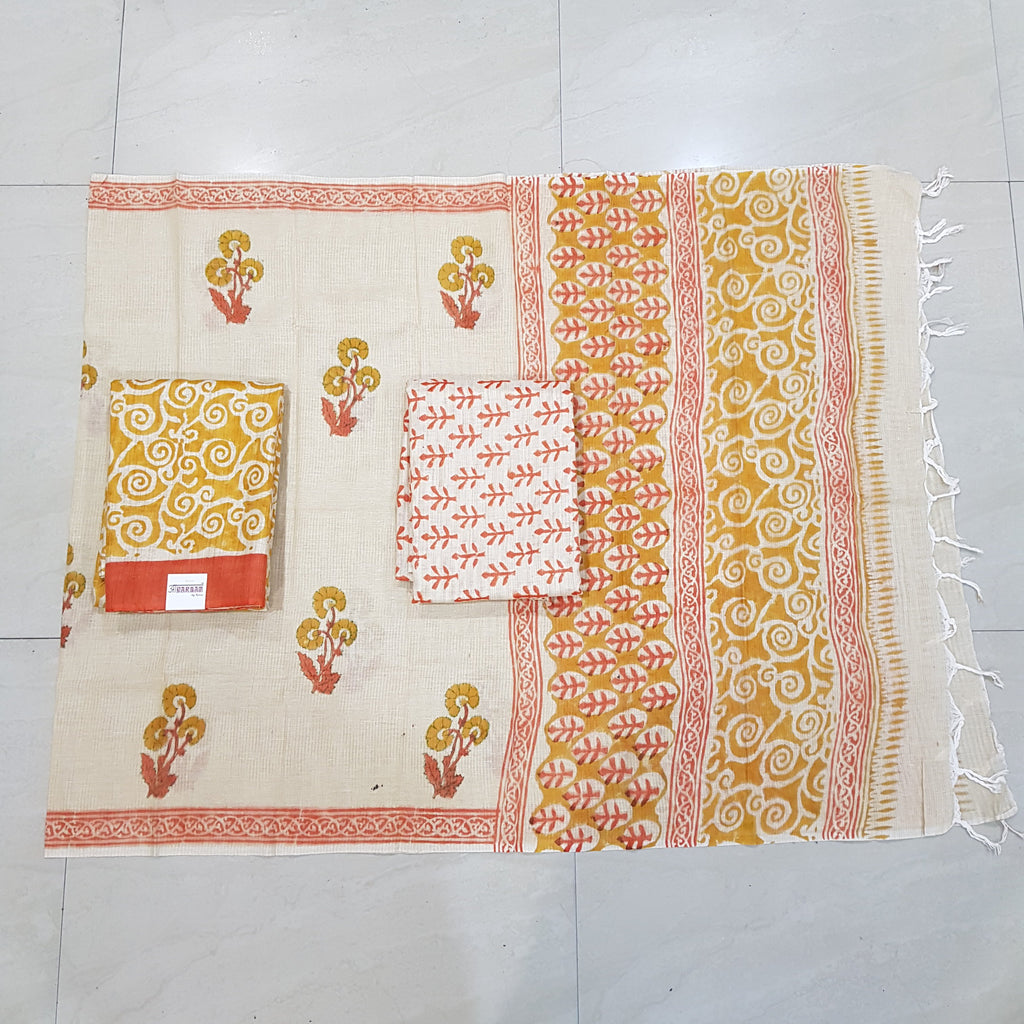 Khadi Pashmina Un-Stitch Suit - S00242 - ALL MY WISH