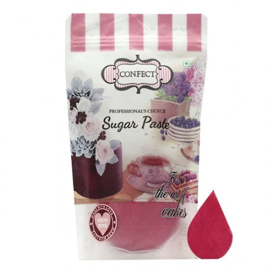 Buy Neon Pink Sugar Paste (1 Kg) - Confect Online - ALLMYWISH.COM